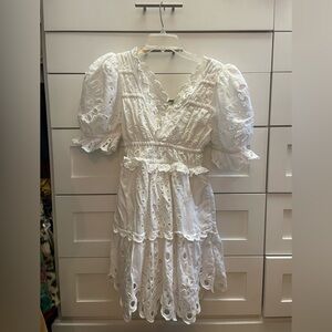 Sea NY eyelet mini dress